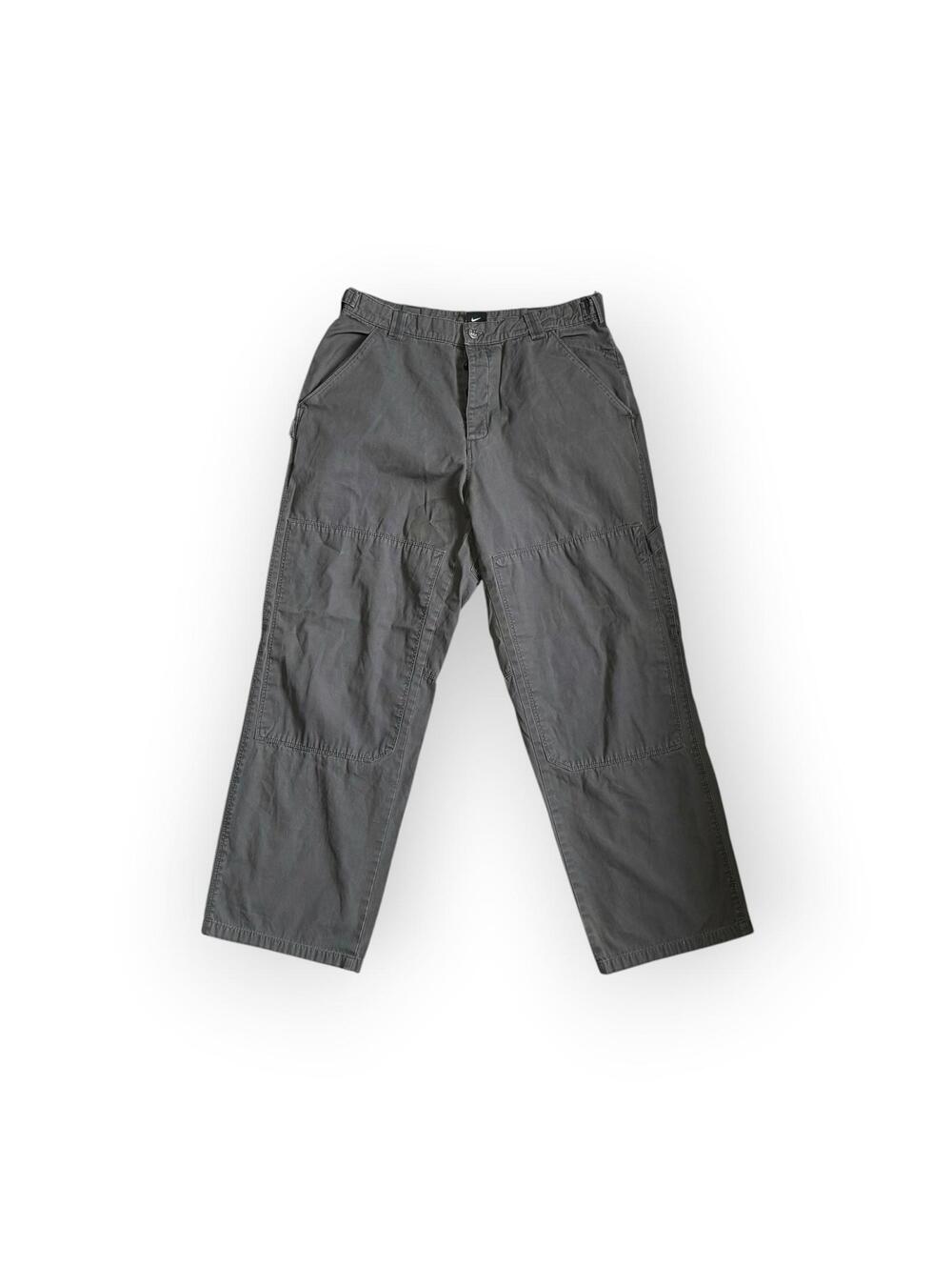 Vintage Nike ACG Grey Double Knee Carpenter Work Pants M Men’s